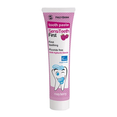 FREZYDERM Sensiteeth First Toothpaste Οδοντόκρεμα Πρώτης Οδοντοφυΐας Για Βρέφη & Παιδιά 40ml