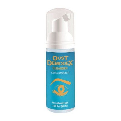 OCUSOFT Αφρός Oust Demodex Cleanser Extra Strength Καθαριστικό Για Βλεφαρίδες Βλέφαρα & Πρόσωπο 50ml