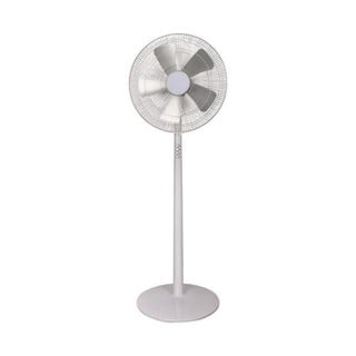 Fan With Stand Φ40 60W White Silver 147-29039