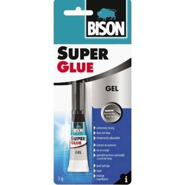 Bison Κόλλα Gel Στιγμής Super Glue Μικρού Μεγέθους