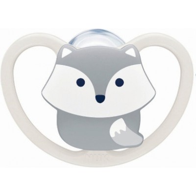 Nuk Space Silicone Orthodontic Pacifier with Fox C