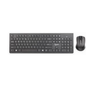 KEYBOARD Set Mouse + Keyboard GEMBIRD WIRELESS 2.4 GHz BLACK [09153]