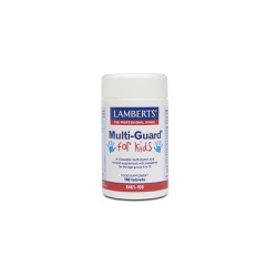 Lamberts Multi Guard For Kids Provides Useful Levels of All Important Vitamins & Minerals 100 Tablets
