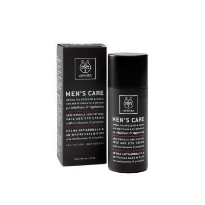 Apivita Men's Care Κρέμα Κατά των Ρυτίδων και της 