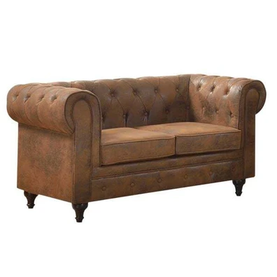 Chesterfield York Kαναπές 2θέσιος Σαλονιού - Καθισ