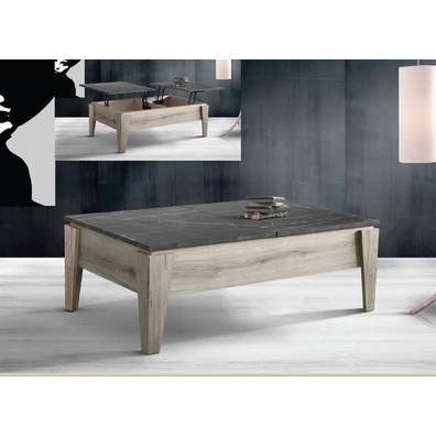 Τραπεζάκι Σαλονιού Morris 120x70cm Μελαμίνη Με Επι