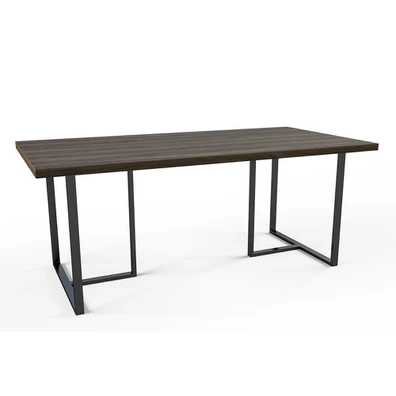 Τραπέζι Τραπεζαρίας Μελαμίνη 180x90x75cm Alfa Set 