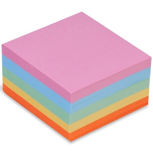 Sticky Notes Me 5 Ngjyra 8.5x8.5 Cm 500 Fletë