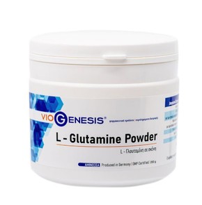 Viogenesis L-Glutamine Powder-Αμινοξύ L-Γλουταμίν