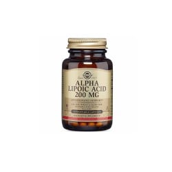 Solgar Alpha Lipoic Acid 200mg Συμπλήρωμα Διατροφής Για Τόνωση Του Οργανισμού 50 φυτικές κάψουλες
