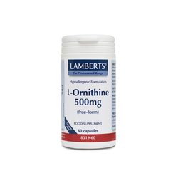 Lamberts L-Ornithine 500mg 60 Κάψουλες