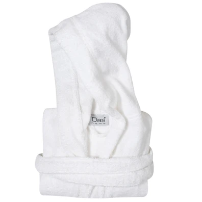 Das Home Μπουρνουζι Medium Artic White Casual 5900