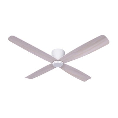 Ceiling Fan Fraser Hugger 132cm White With 4 Wings