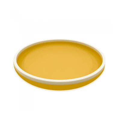 Πιάτο Σιλικόνης 18 cm - Κίτρινο - Smikkels