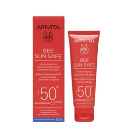 Apivita Bee Sun Safe Hydra Sensitive Soothing Face Cream SPF50 50ml