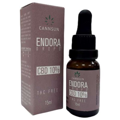 Cannsun Endora Drops CBD 10% THC Free Έλαιο Κάνναβ