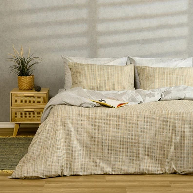 Σετ Σεντονια Διπλα Mateo Grey Casual Line (205x270