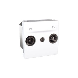 Unica Πρίζα TV/RD Απλή Λευκό MGU3.451.18