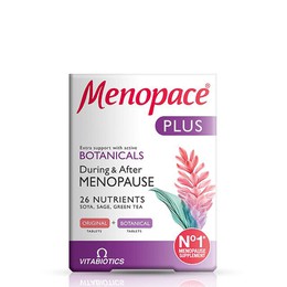 Vitabiotics Menopace Plus, Όλοκληρωμένο Συμπλήρωμα για την Εμμηνόπαυση 2x28Tabs