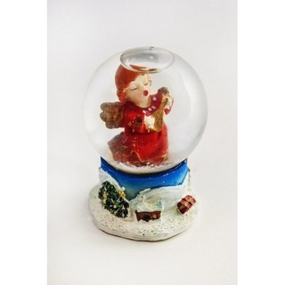 Snowball with Angel in Blue Base 760038J