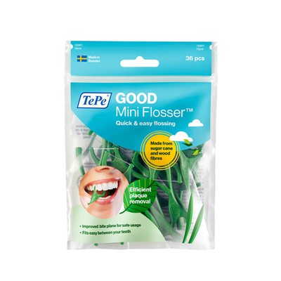 TEPE Good Mini Flosser Οδοντικό Νήμα Για Αποτελεσματικό Καθαρισμό Ανάμεσα Στα Δόντια x36