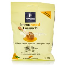 My Elements Immuneed Caramels - Ερεθισμένος Λαιμός, 60gr