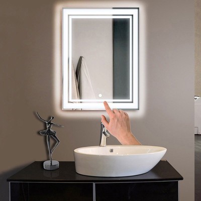 Καθρέπτης μπάνιου 70Χ90 φωτιζόμενος Led με Touch B
