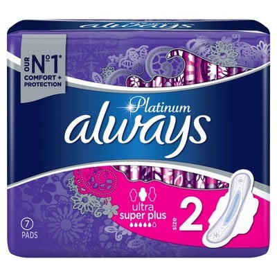Always Platinum Ultra Super Plus No 2 7τμχ