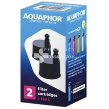 Aquaphor City Bottle Filter Catridges - Ανταλλακτικά Φίλτρα Νερού για Μπουκάλι, 2τμχ.
