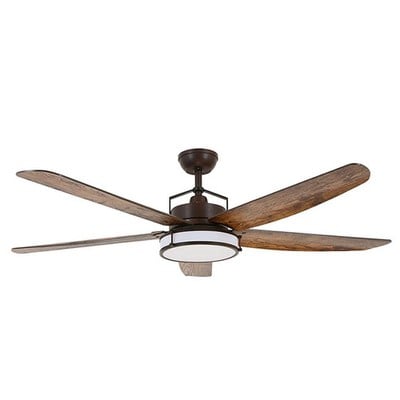 Ceiling Fan Louisville Orb Koa 157cm 1 Light Bronz