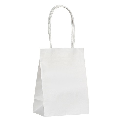 Çantë e bardhë për dhurata 10.8x14.6x6.4 cm 