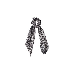 Medisei Gray Leopard Hair Rubber With Scarf 1 piece 
