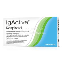 Igactive Respiraid - Πολυβιταμινούχο Συμπλήρωμα, 10 caps