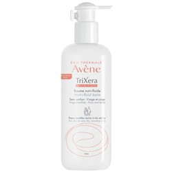 Avene Eau Thermale Trixera Nutrition Baume Nutri-fluide Λεπτόρρευστο Θρεπτικό Baume χωρίς Άρωμα για Πρόσωπο & Σώμα για Όλη την Οικογένεια για την Ξηρή & Πολύ Ξηρή Επιδερμίδα 400ml