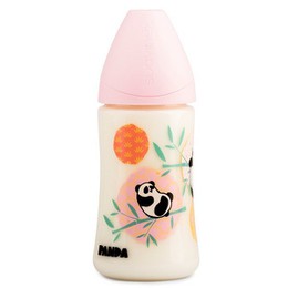 Suavinex Μπιμπερό πλαστικό 270ml Ανατομική θηλή S1M Pink Panda