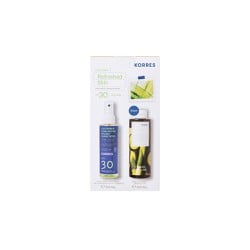 Korres Promo Cucumber & Hyaluronic Splash Sunscreen Αντηλιακό Για Πρόσωπο & Σώμα SPF30 150ml & Αφρόλουτρο Αγγούρι Bamboo 250ml