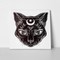 Black cat head portrait moon 479229835 a