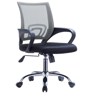 BF2101-F (with relax) Office Armchair Chrome/Grey-
