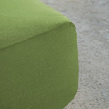 Σεντόνι Γίγας με Λάστιχο Unicolors Olive Green 180x200+32 Nima Home