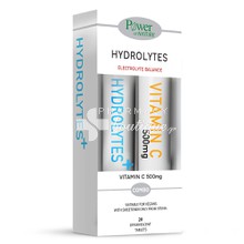 Power Health Σετ Hydrolytes (με Stevia), 20 eff. tabs & ΔΩΡΟ Vitamin C 500mg, 20 eff. tabs