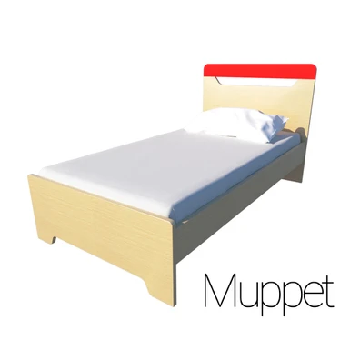 Wooden Single Bed 