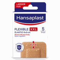 Hansaplast Flexible XXL Elastic 6x9cm 5τμχ - Ελαστ