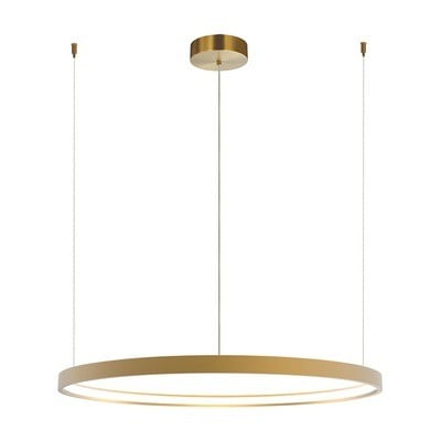 Pendant Light Led 45W 3000K Aluminum Gold