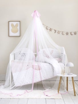 Bed Canopy - Nappy Soft Pink