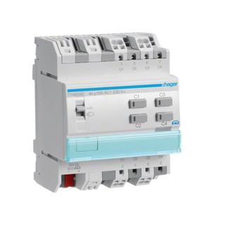 Switching Actuator KNX 4 Light Command-2 Shutters 