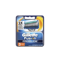 Gillette Fusion Proglide Ανταλλακτικές Κεφαλές Ξυρίσματος 3 Τεμάχια