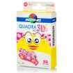 Master Aid Quadra Girls 3D - Χρωματιστοί επίδεσμοι για κορίτσια, 20τμχ. 