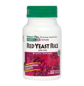 Natures Plus Red Yeast Rice 600 mg Συμπλήρωμα Διατ