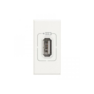 Axolute Socket Charging USB 1 Gang White HD4286C1