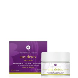 My Detox Face Cream Healthy Youth 50ml (Κρέμα Προσώπου για Ενυδάτωση – Τόνωση & Αποτοξίνωση)